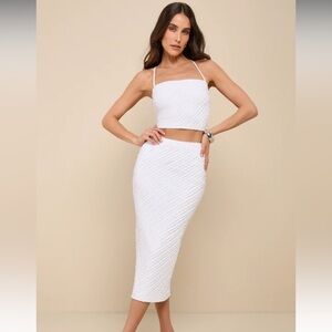 Lulus skirt top set